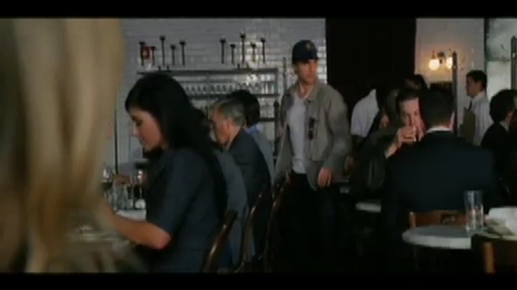 Paul Elicone as a busboy(uncredited) [Top Right Corner holding a menu]. Knight and Day (2010).