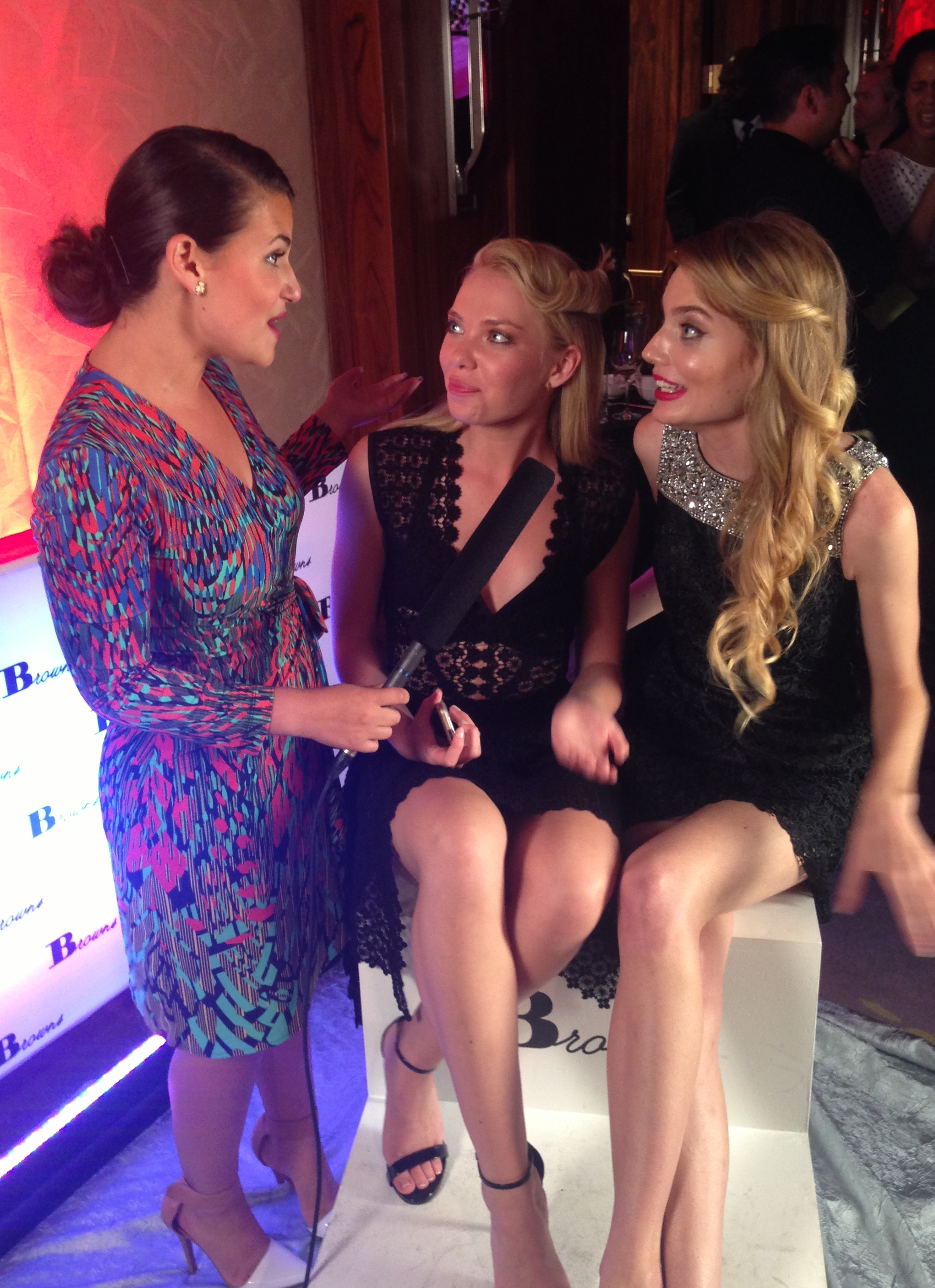 Clara Pasieka & Maps to the Stars co-star Emilia McCarthy are interviewed at the Hello! Magazine Top 25 New Stars Event