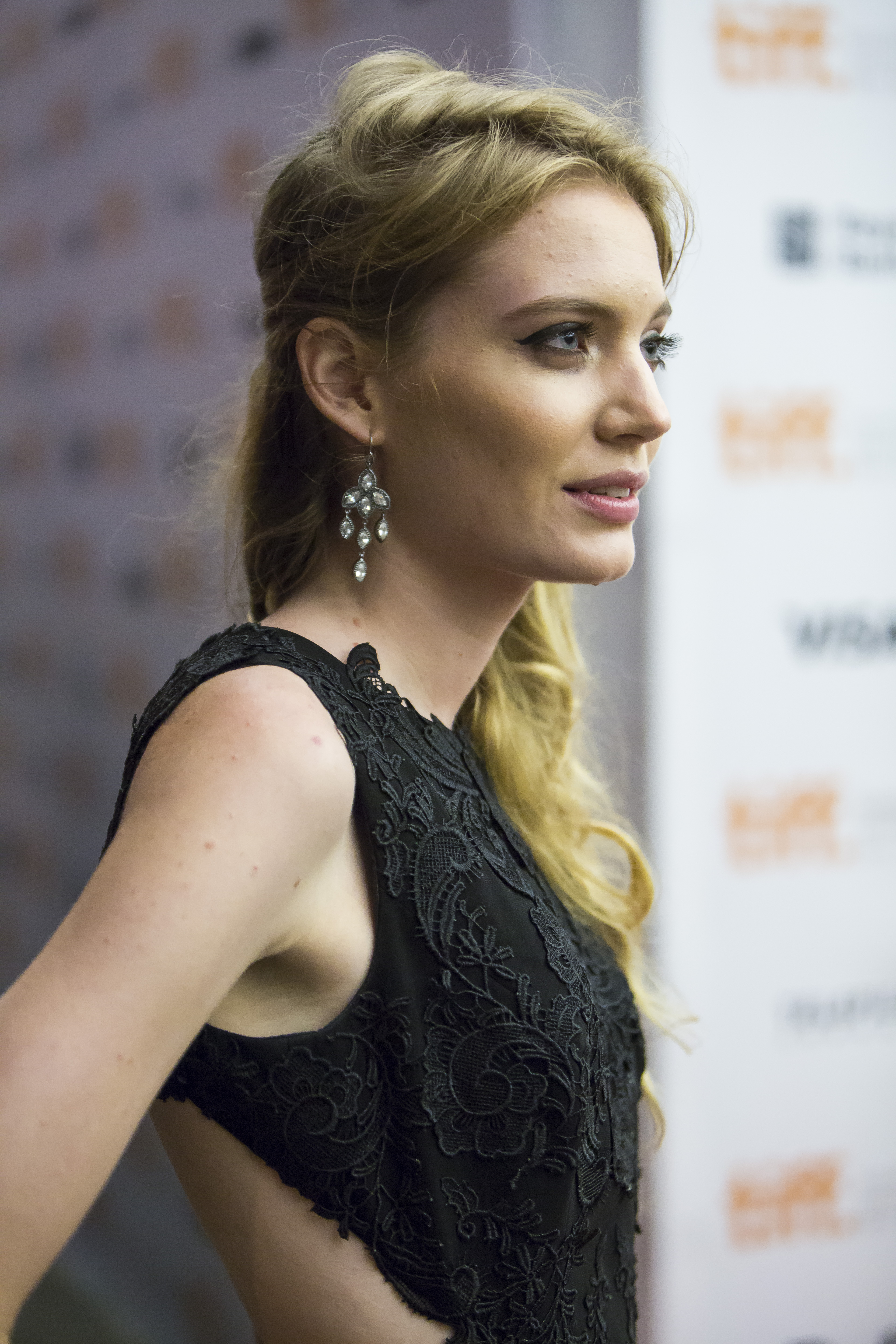 Clara Pasieka on the red carpet for the North American premiere of Maps to the Stars at TIFF