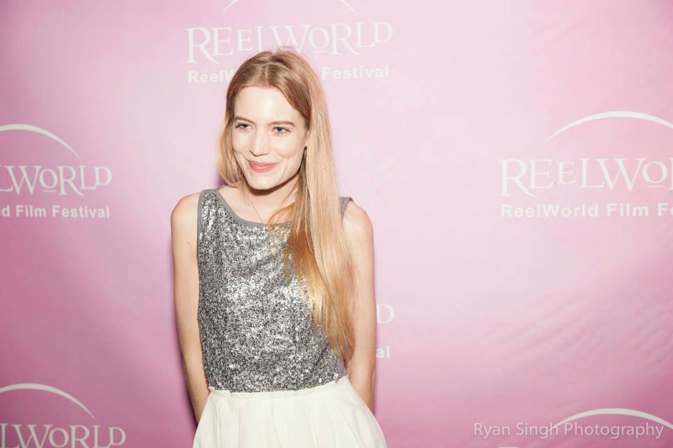 Clara Pasieka at the photo call for L'Armoire/The Dresser at the ReelWorld Film Festival