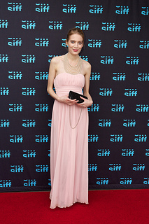 Clara Pasieka on the Red Carpet at the Seattle International Film Festival