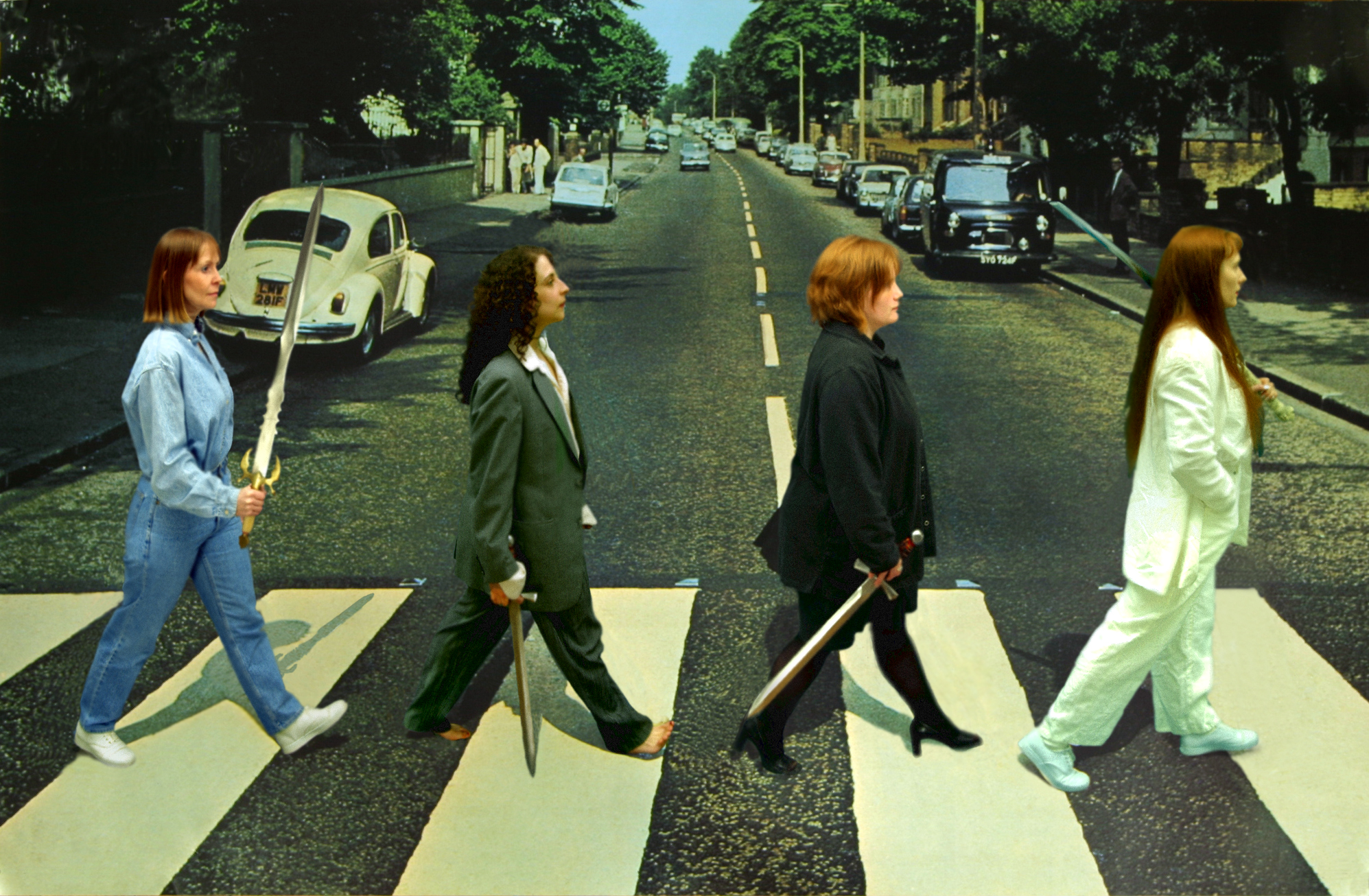 Abbey Road, Babes With Blades style