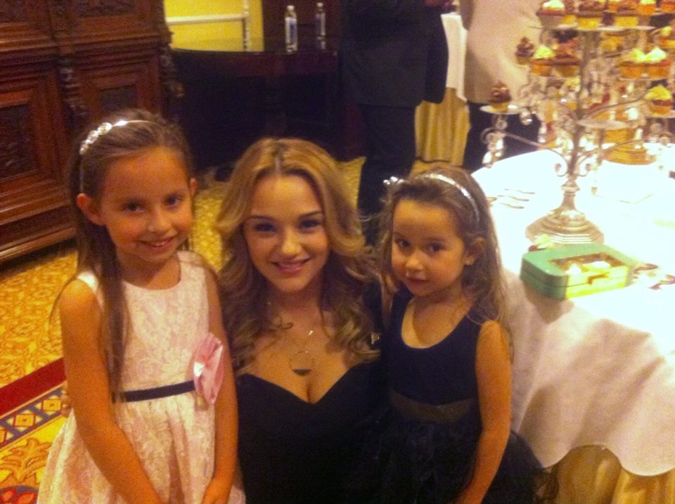 Shea with Hunter King (Young and the Restless) along with her sister Sofie,