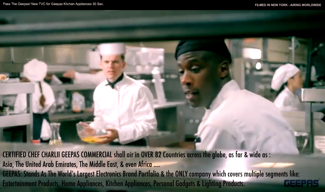 CERTIFIED CHEF CHARLII GLOBAL COMMERCIAL airs in OVER 82 Countries across the globe https://www.youtube.com/watch?v=VfclZy6eyc0&list=PLTL_w2hNkB7TSlTI2nJYBd0rLYct4fzlk&index=4