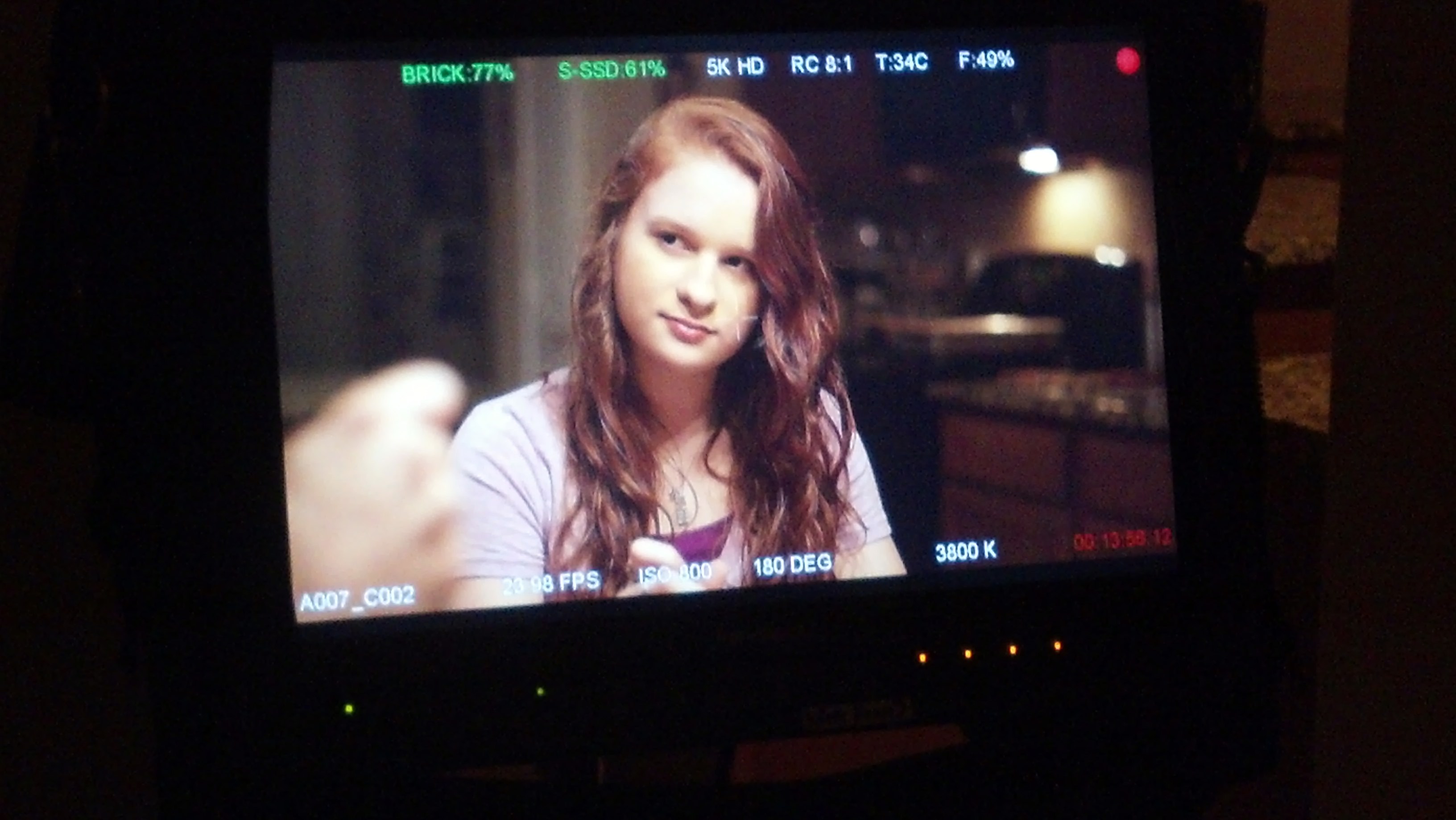 On set of Easy as Pie, a film by Pine Heart Productions, Written & Directed by Courtney Sandifer