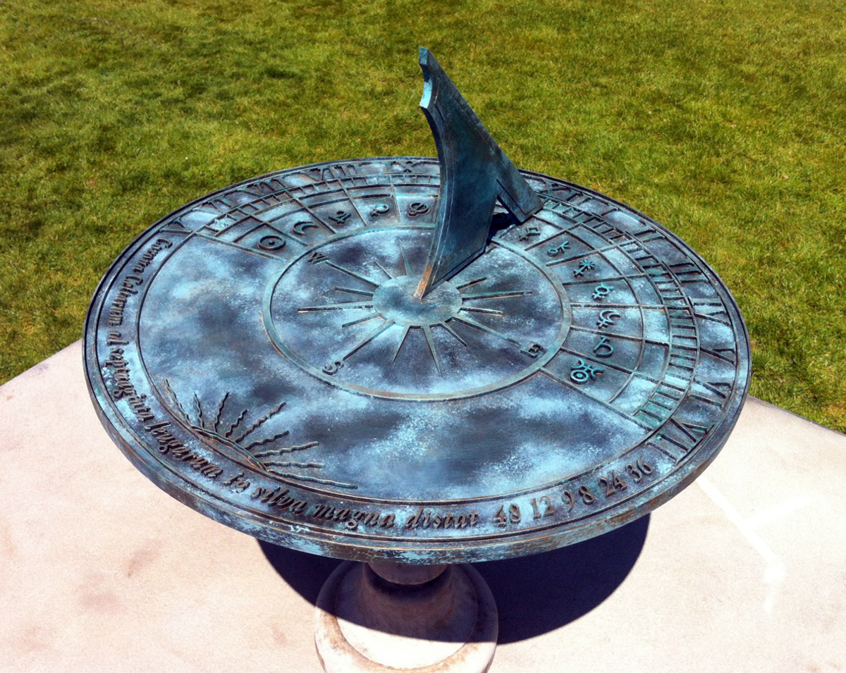 Custom Sundial As seen on the up-coming TNT show, The Librarians.