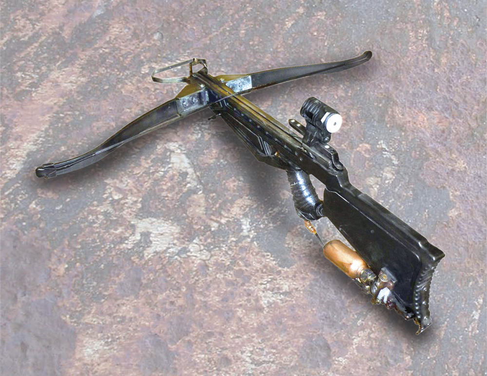 Custom functional crossbow. Built for an up-coming feature film (WND).