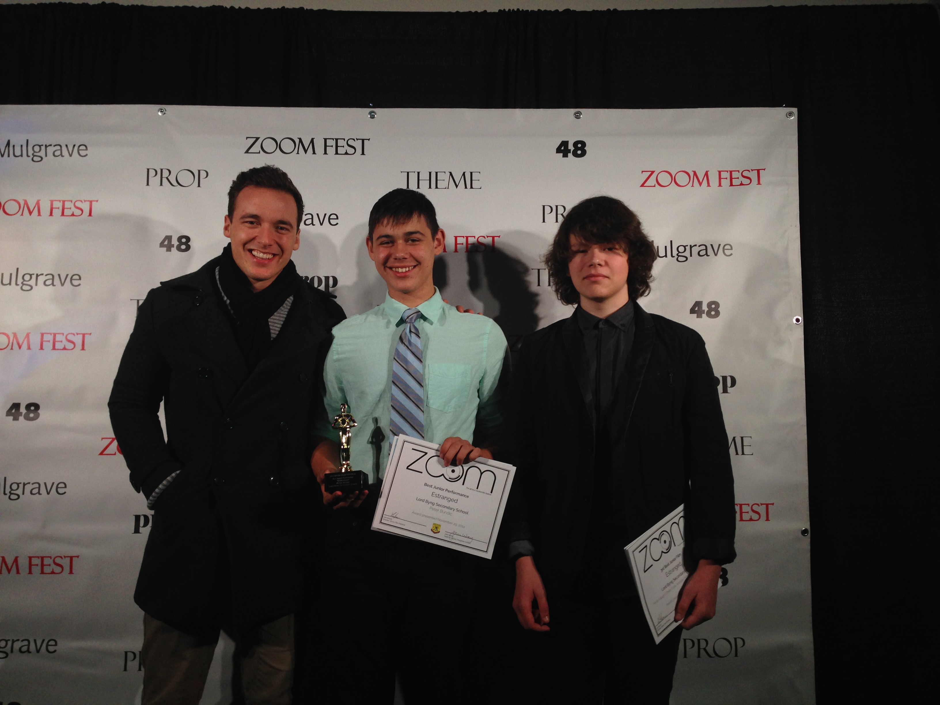 Peter Bundic won Best Junior Performance for 