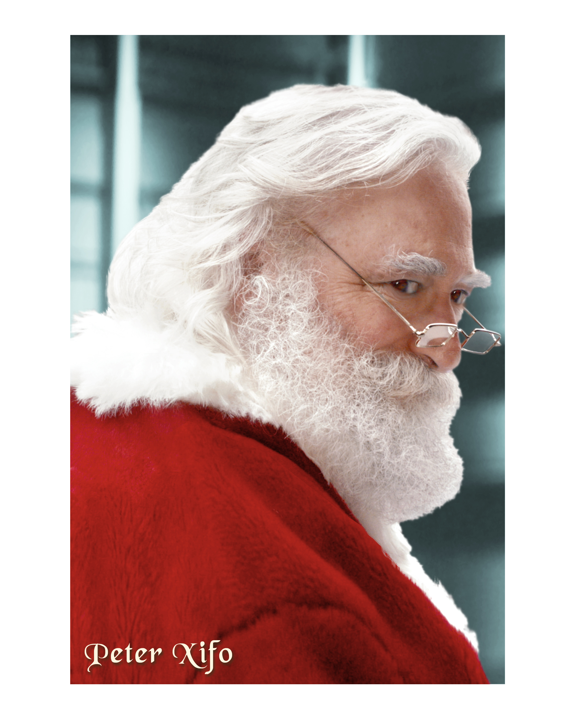 Peter Xifo as Santa from the Mercedes Benz Christmas ads. Pete has been Mercedes' Exclusive TV Santa in the US for their holiday commercials since 2010.