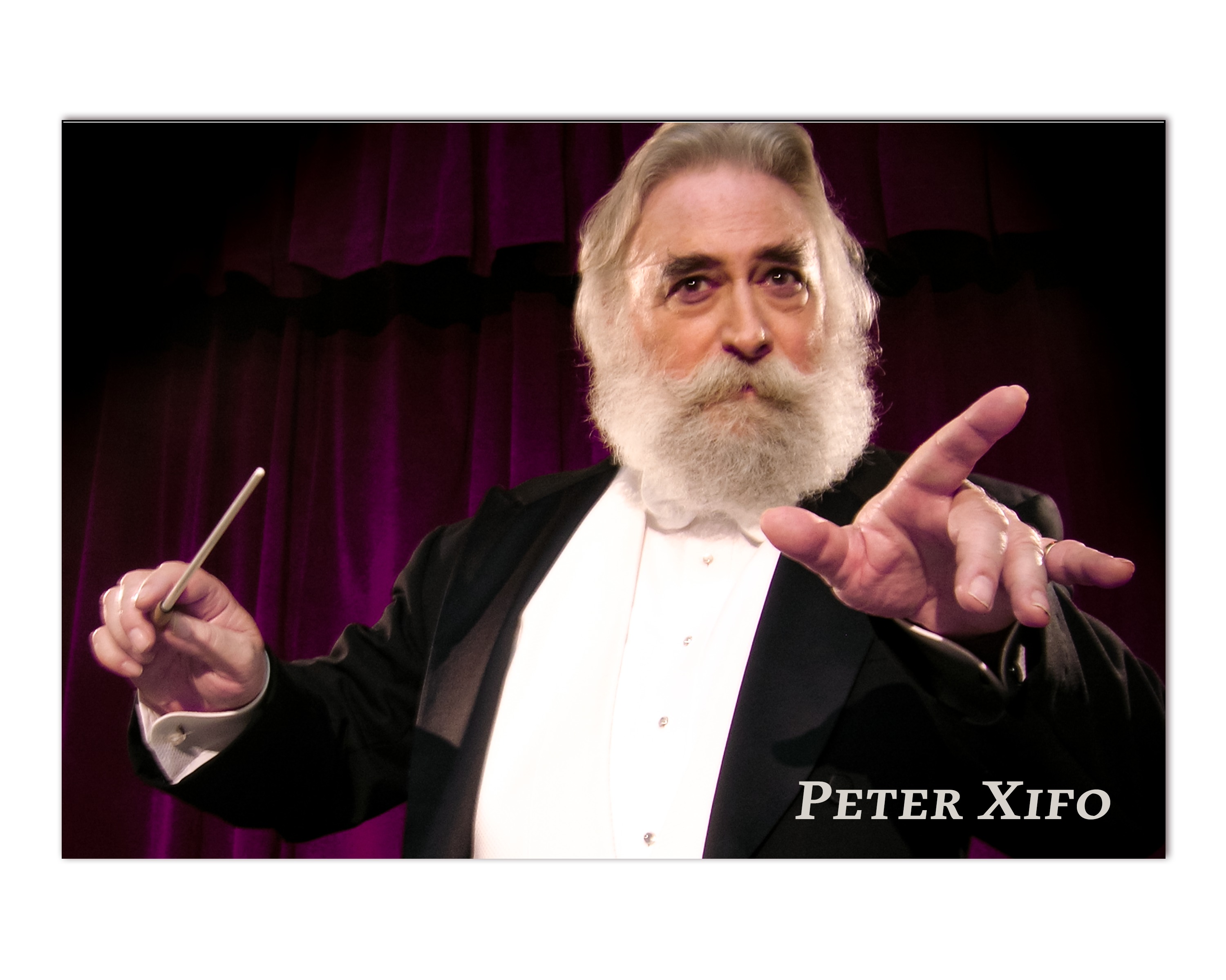 Peter Xifo as The Mastero. Just one of the many characters he has played on Film, Television, on Stage and in Commercials.