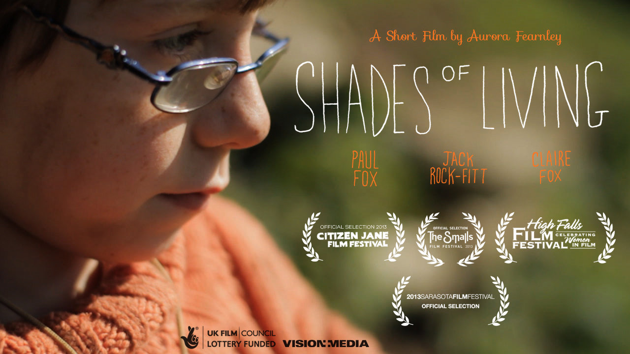 Poster for short film Shades of Living.