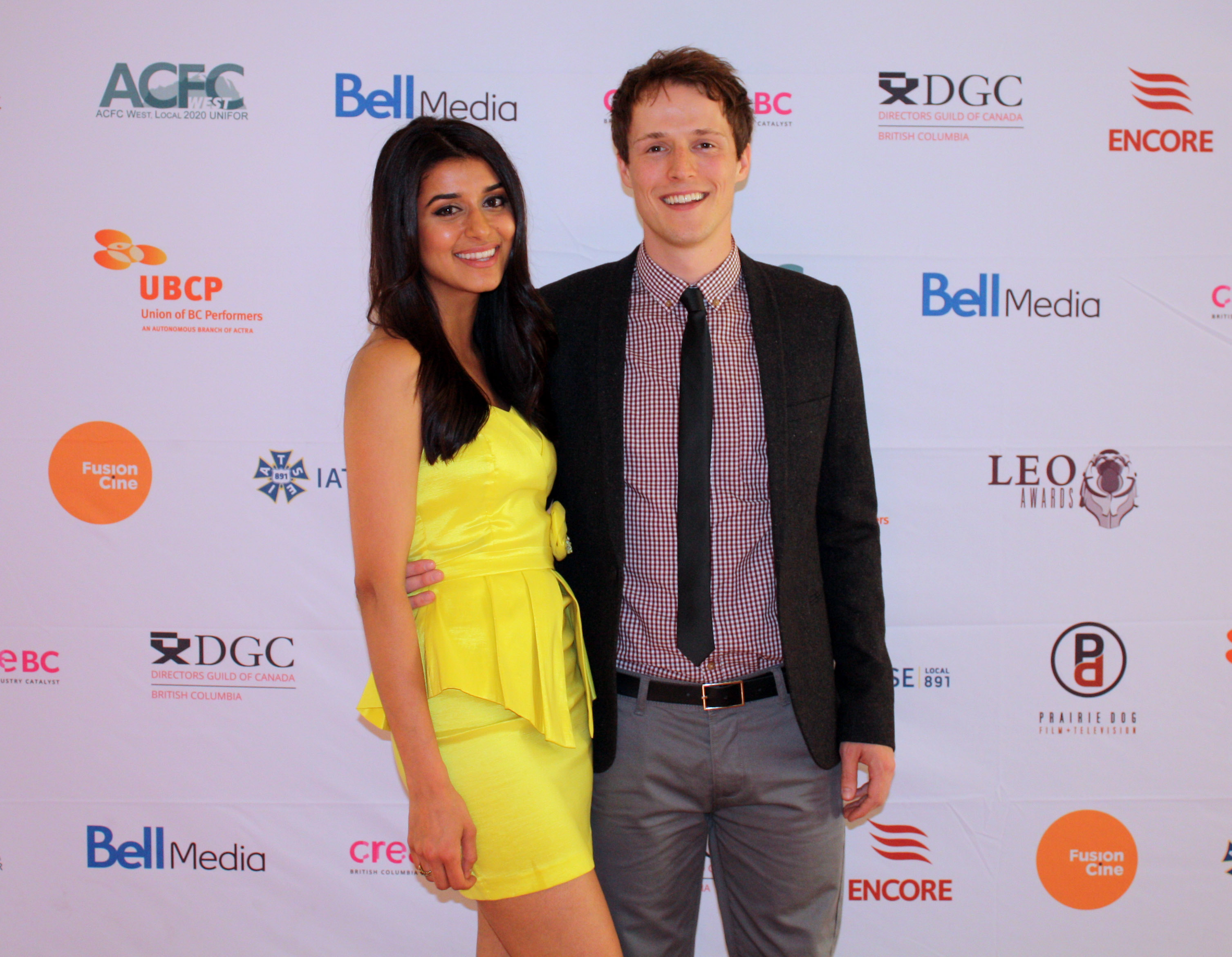 Actress Sandy Sidhu and Composer Andrew Halliwell