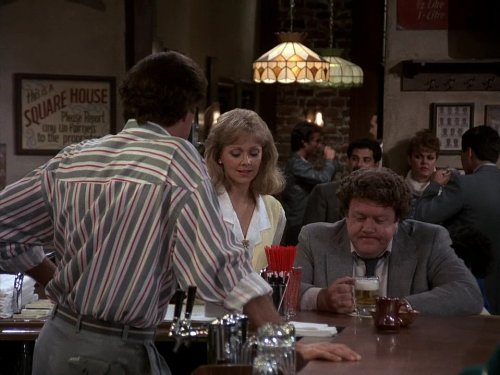 Still of Ted Danson, Shelley Long and George Wendt in Cheers (1982)