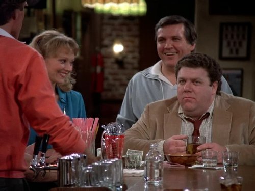 Still of Shelley Long and George Wendt in Cheers (1982)
