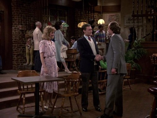 Still of Kelsey Grammer, Shelley Long and Michael McGuire in Cheers (1982)