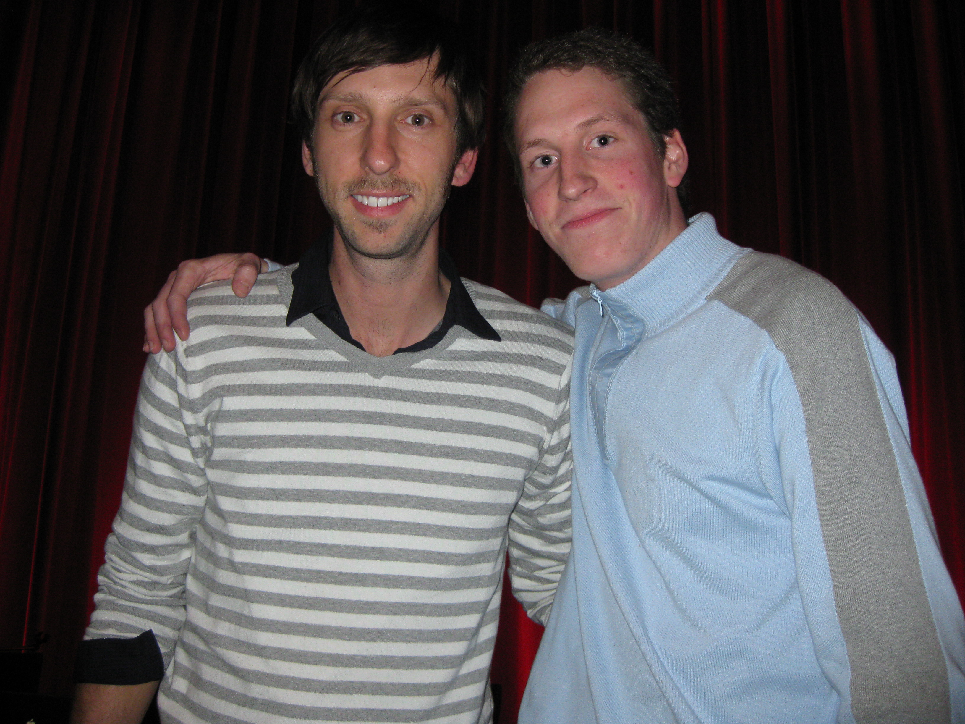 Joel David Moore and David James Goulard at event of A.M.P.A.S. in Beverly Hills