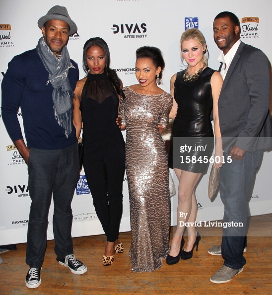 Mckinley Freeman, Taylour Paige, Logan Browning, Katherine Bailes, and Rob Riley at 