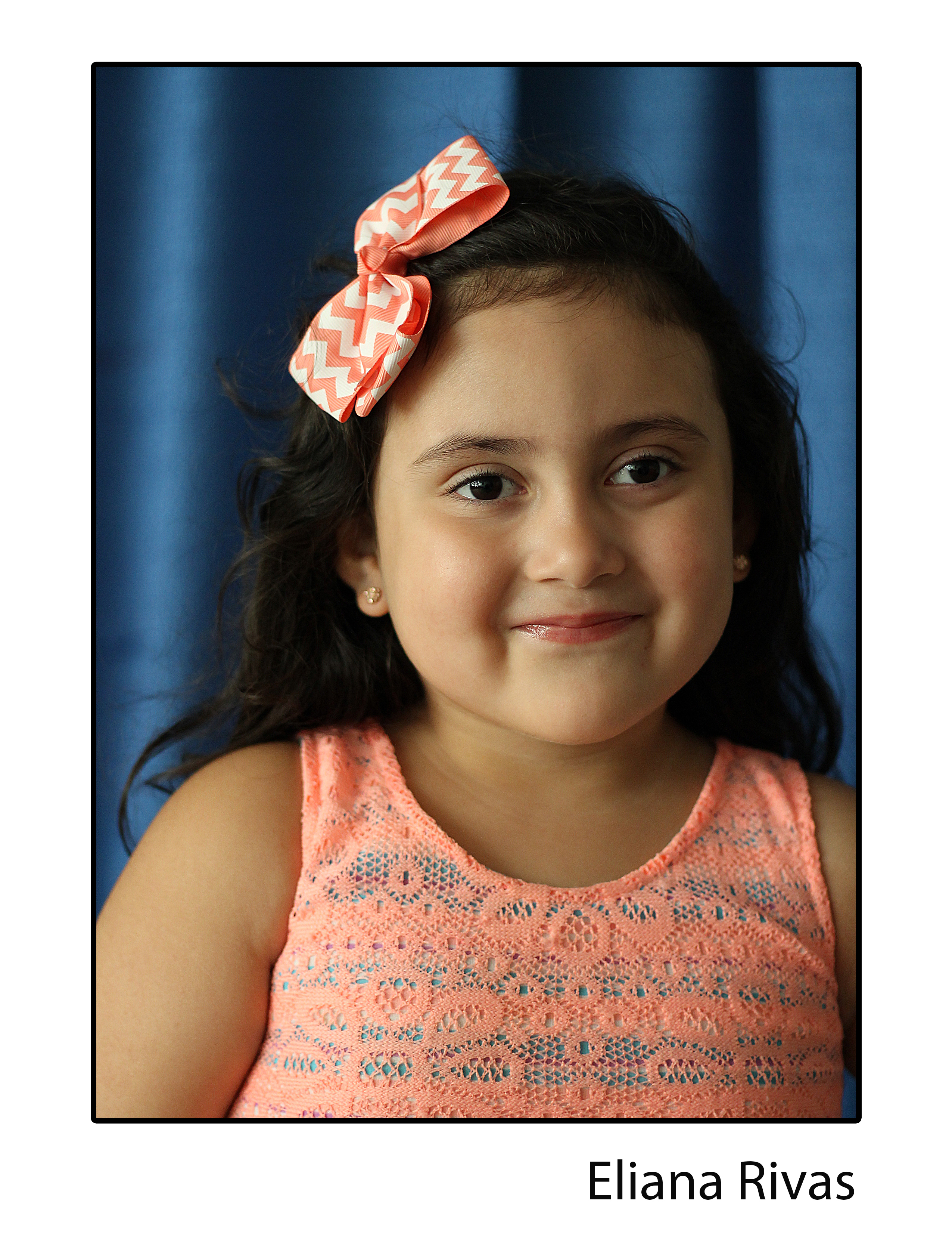 My Beautiful Daughter Eliana Rivas in her recent Headshot!