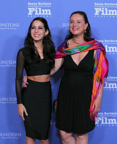 Paola Baldion (L) with Florence Jaugey. SBIFF, 2015.
