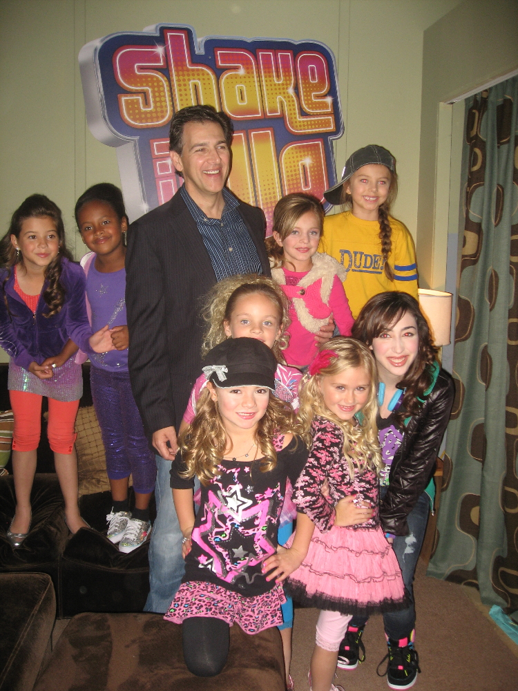 Nov. 2010, Emily and Caitlin with Ainsley Bailey, John D' Aquino, and 