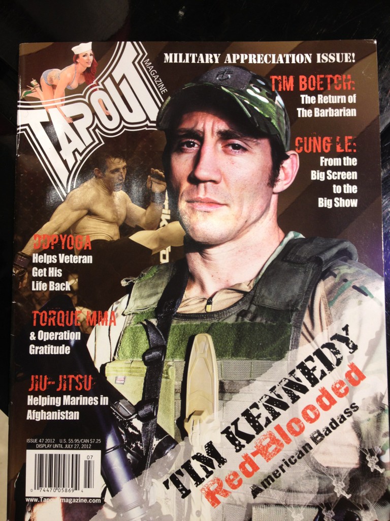 Tapout Magazine cover