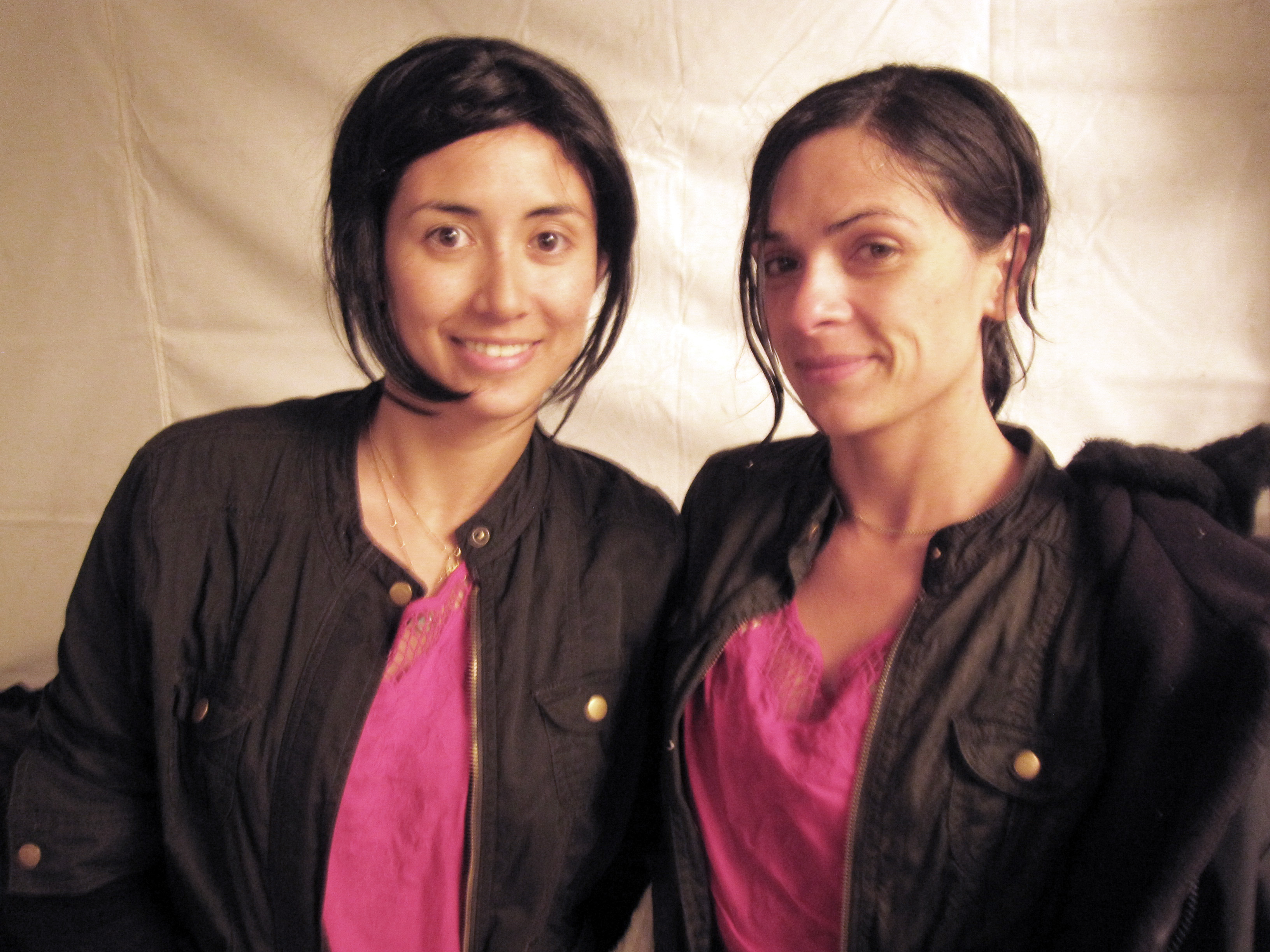 Stunt doubling Alexandra Barreto for the TV show Justified.
