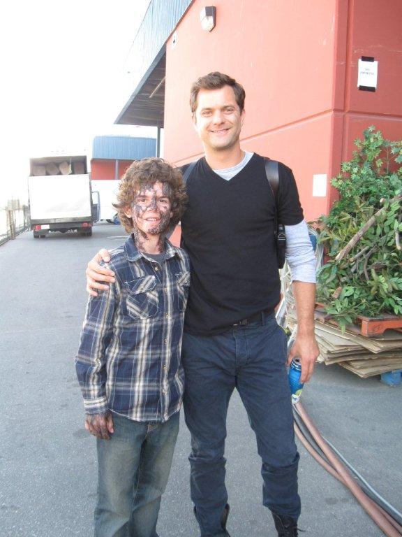 Connor with Joshua Jackson