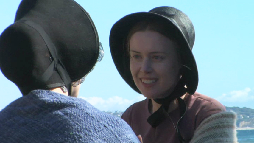 Marion Kerr as Emily Bronte in 