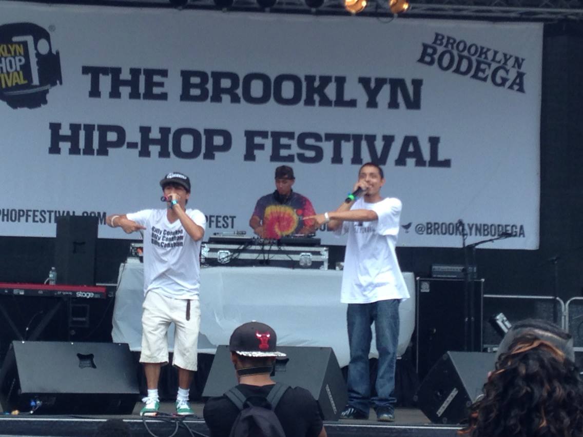 Billy Conahan & Joshua Rivera Opening the show at The Brooklyn Hip-Hop Festival 2013