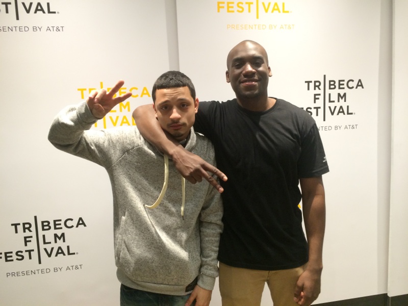 Joshua Rivera and Melvin Mogoli at The Tribeca Film Festival 2015
