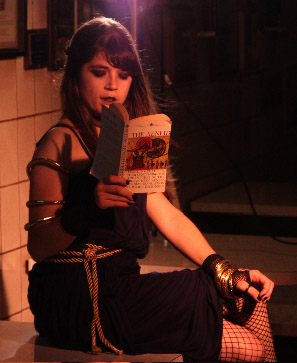 Allie Costa as Justina in Pizza With Aeneas