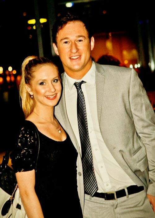 James Pratt with Emily Whitechurch at the 2012 Sydney Children's hospital Channel Nine gold event,