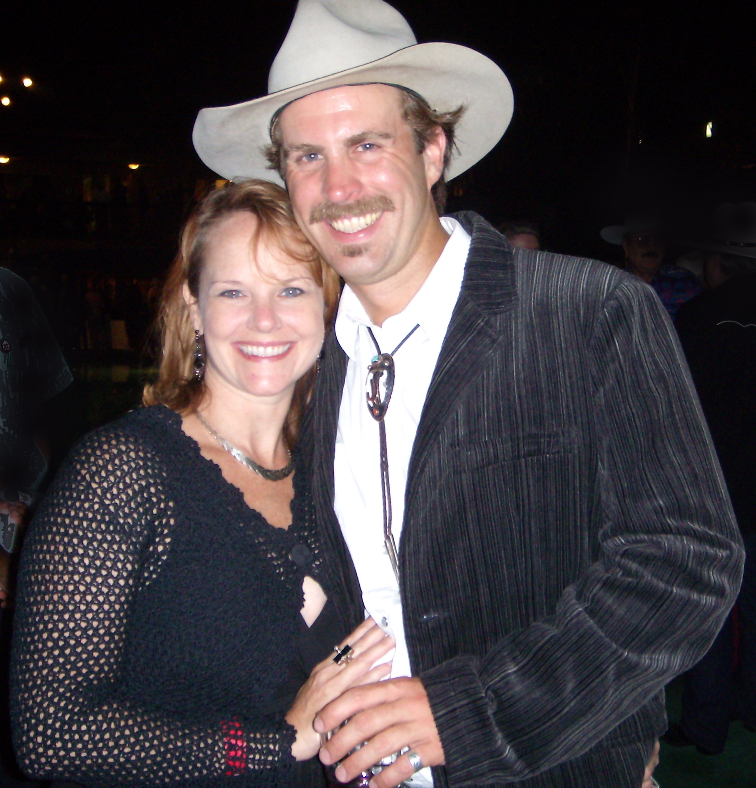 Eric & Amber Heisner at Golden Boot Awards pre-party