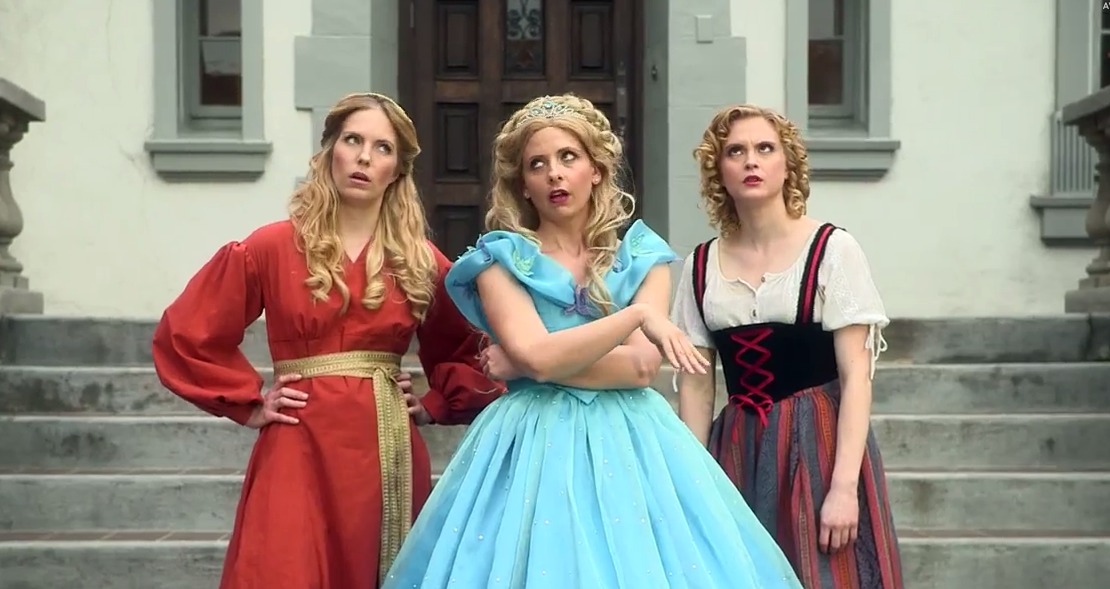 Princess Rap Battle: Cinderella vs. Snow White. Featuring Sarah Michelle Gellar as Cinderella. Watch the full video here: https://www.youtube.com/watch?v=VeZXQf77hhk