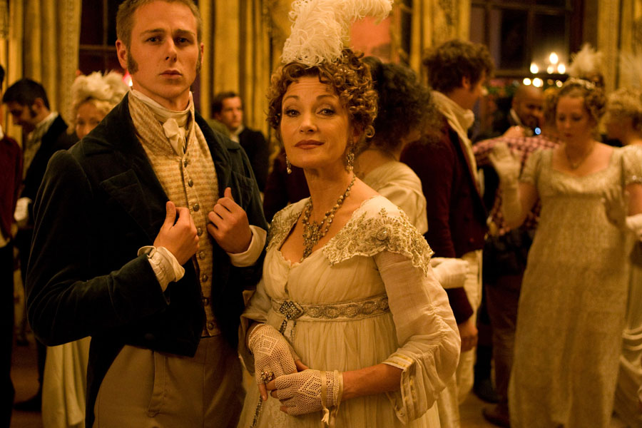 Jane Seymour and Richard Reid in Sony Pictures' AUSTENLAND. (2013)