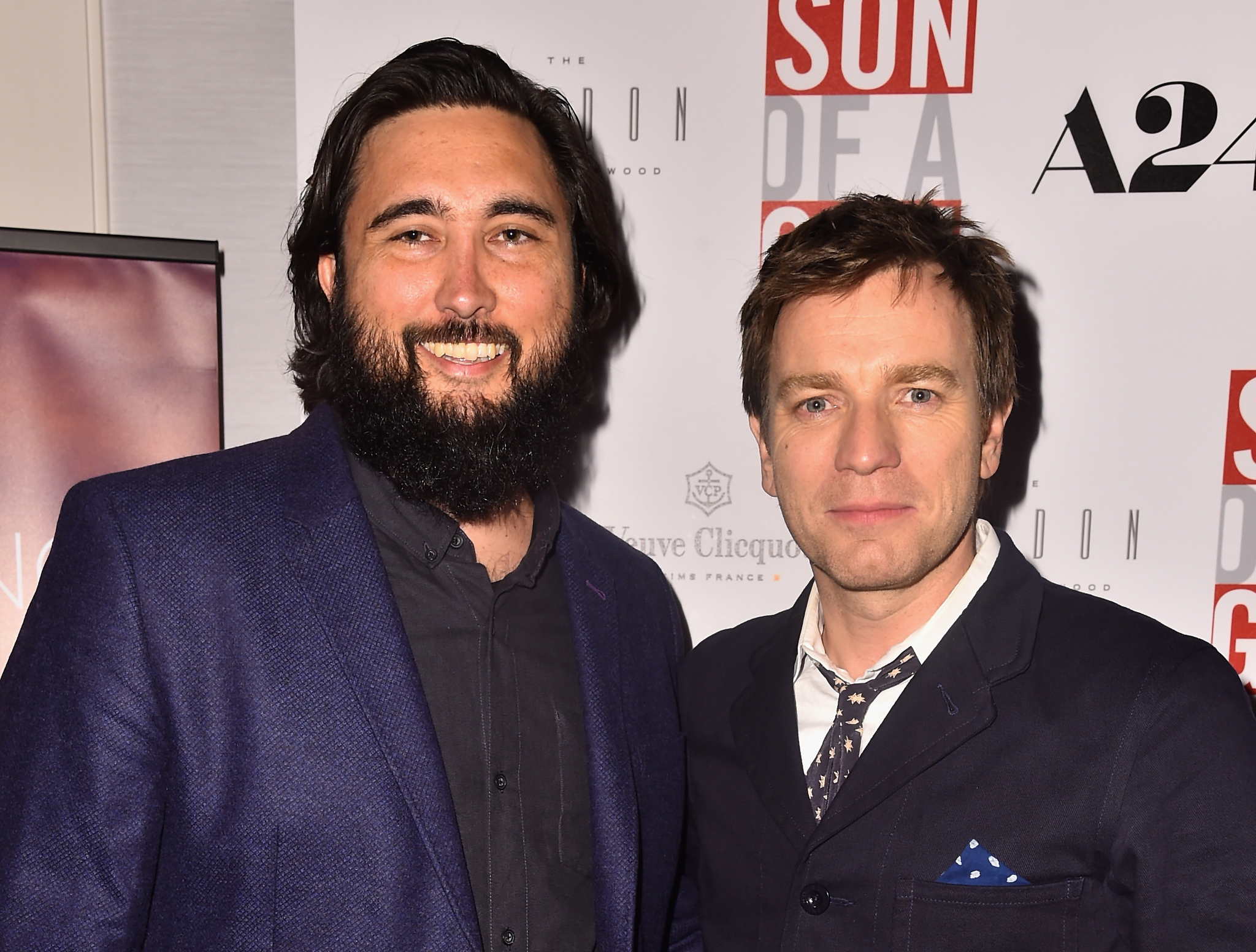 Ewan McGregor and Julius Avery at event of Son of a Gun (2014)