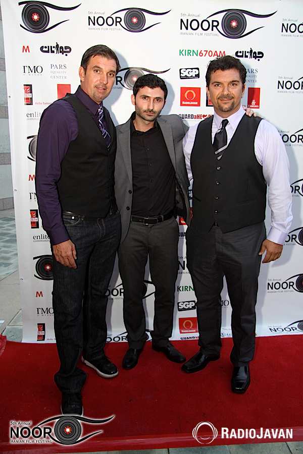 Nazo Bravo, Kurt Schmaljohn, and Stephen Sepher at Noor Film Festival