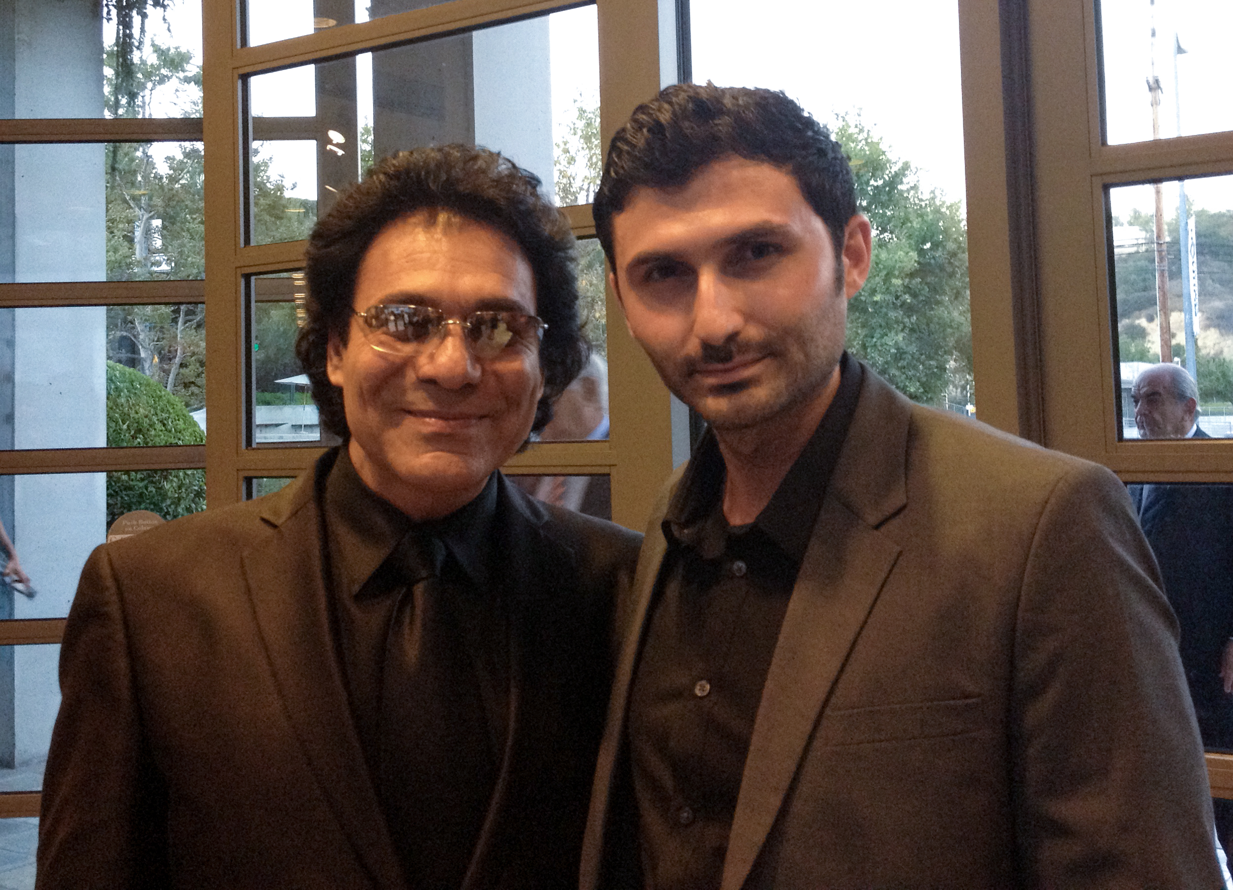Nazo Bravo and Andy Madadian at Noor Film Festival