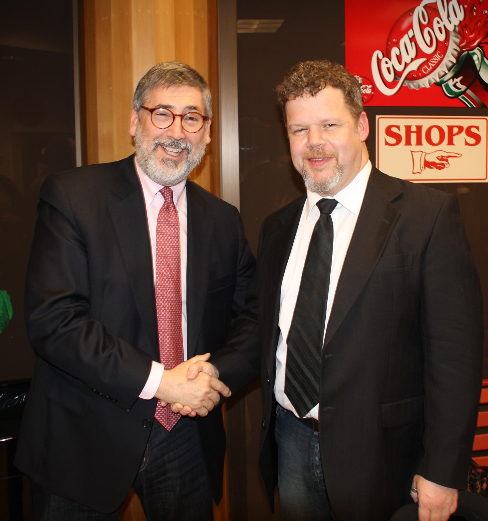 John Landis and Chris Orchard