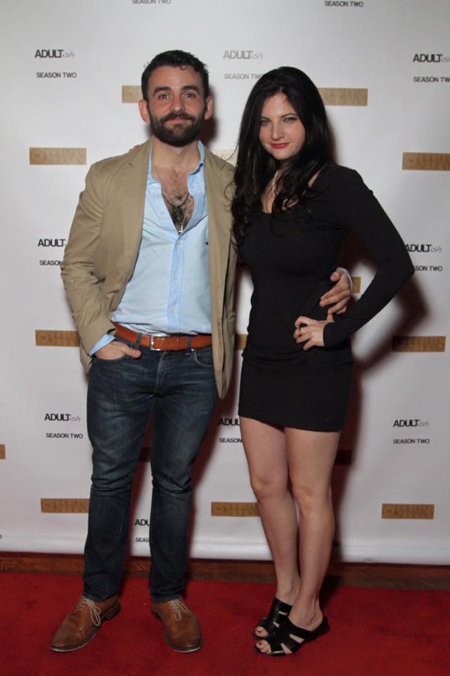 Stacy Ayn Price with director David Rey at premiere