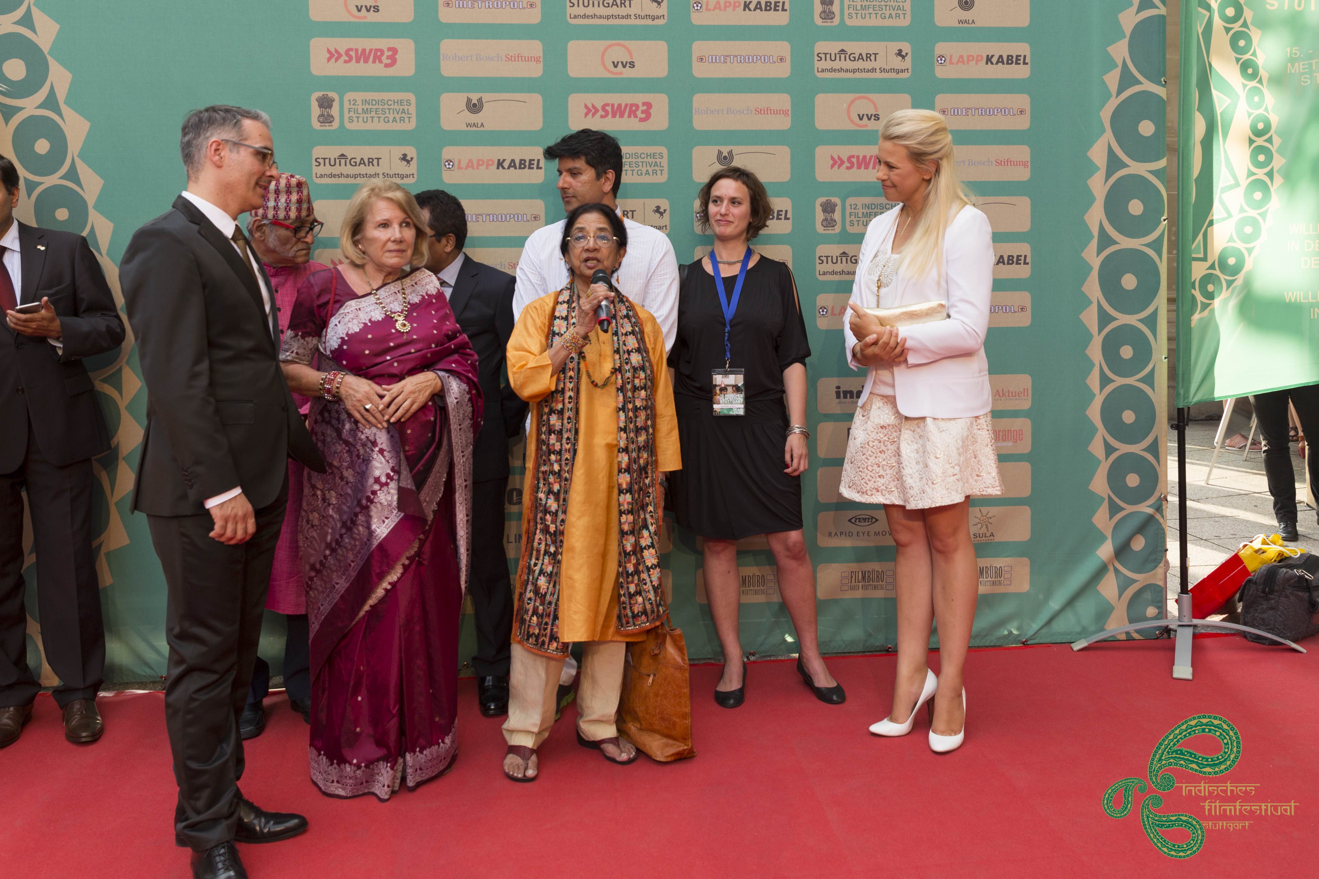 Will Sankhla, Uma Da Cunha and Therese Hayes IFF Stuttgart 2015.