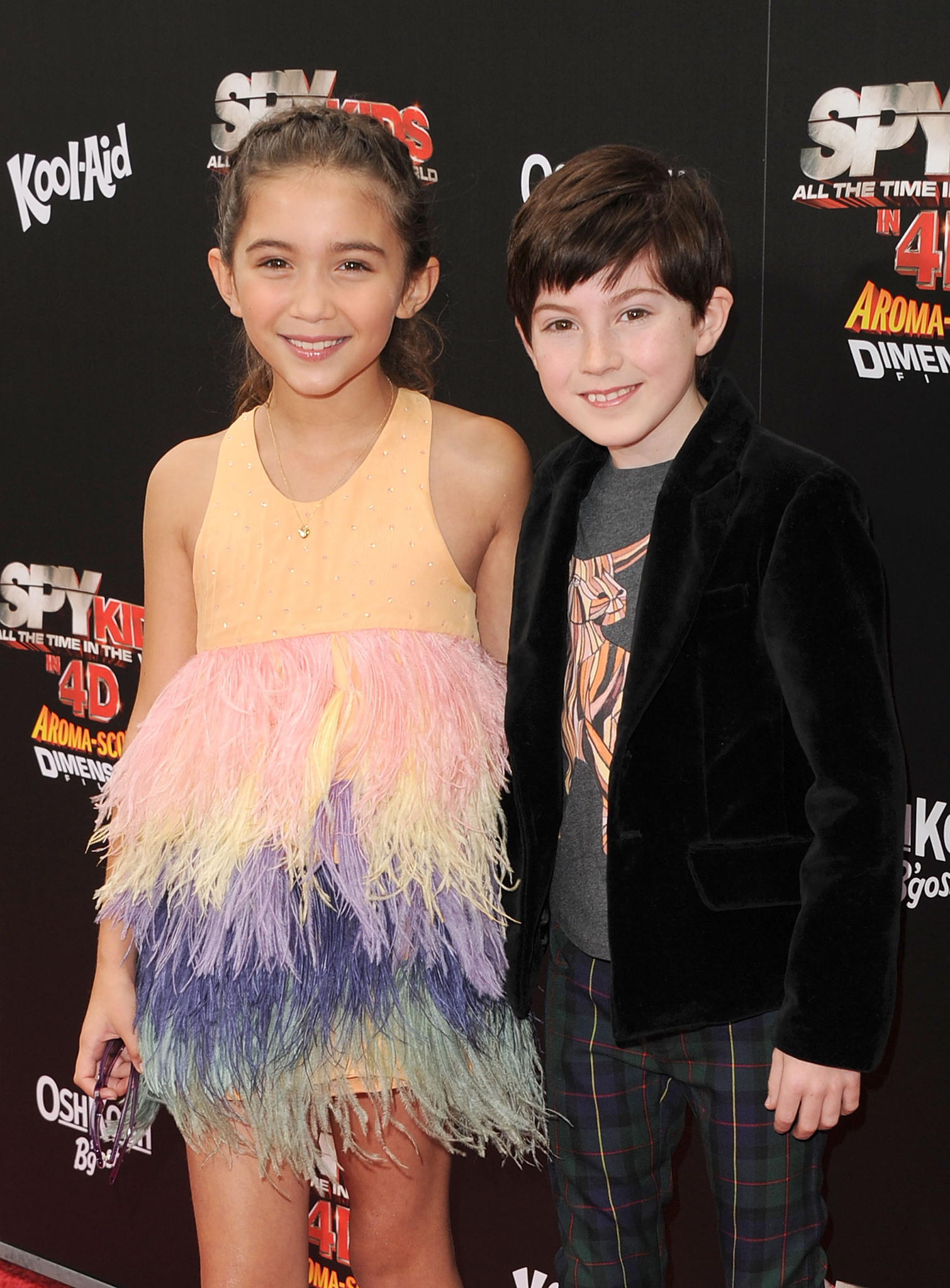 Mason Cook and Rowan Blanchard at event of Spy Kids: All the Time in the World in 4D (2011)