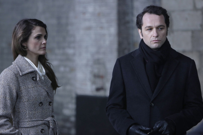 Still of Keri Russell, Matthew Rhys and Wrenn Schmidt in The Americans (2013)