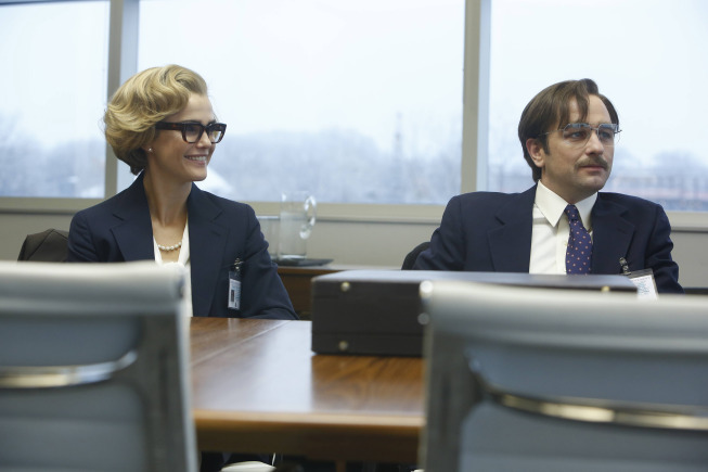 Still of Keri Russell and Matthew Rhys in The Americans (2013)