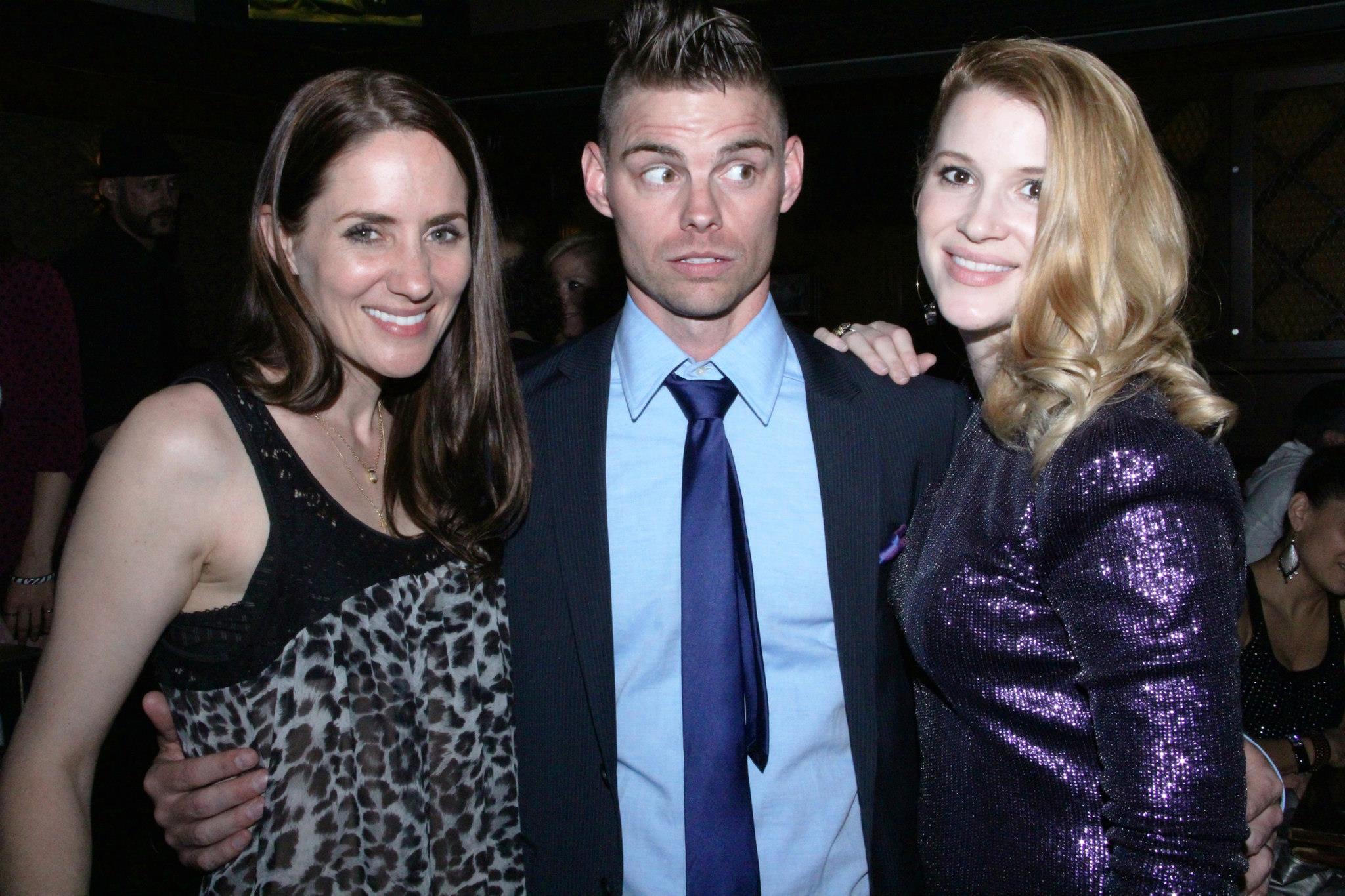 At the 'Rabid Love' Los Angeles premiere event after party with Jessica Sonneborn and Hayley Derryberry.
