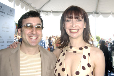 Illeana Douglas and Michael Panes