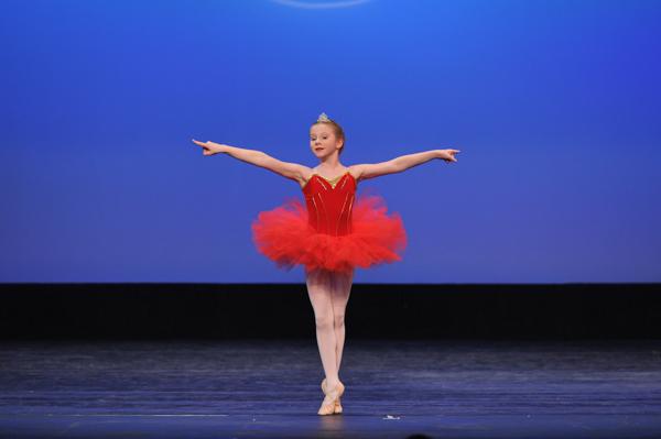 Performing at the Youth American Grand Prix Los Angeles regional semi-finals ballet competition