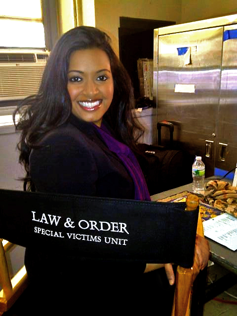 Rhona Fox on the set of Law & Order: Special Victims Unit (2011)