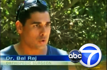 Dr. Raj on ABC7 Los Angeles