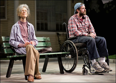 Steppenwolf Ensemble member/Artistic Director Martha Lavey & Michael Patrick Thornton in Will Eno's 